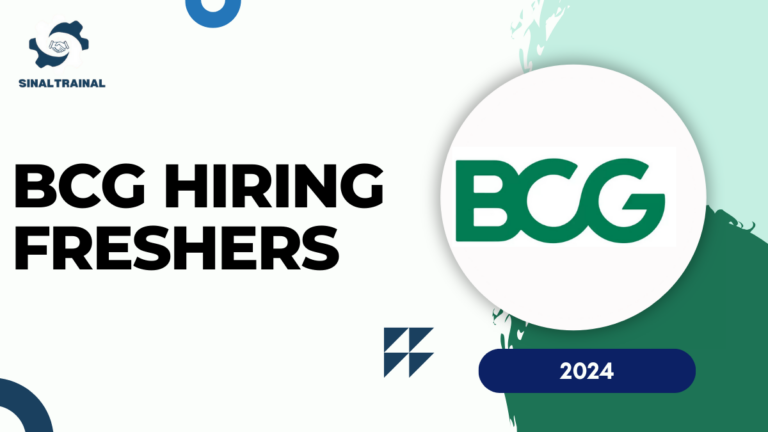 BCG is Hiring, Freshers in AI/ML and Data Science - Don't Miss Out!